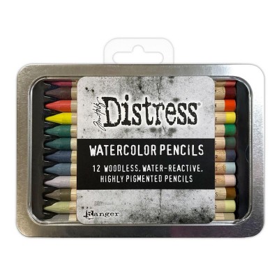 Distress - Crayons soluble à l'eau "Watercolor Pencil Set 5" 12pcs