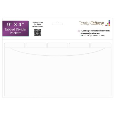 Totally Tiffany - «Tabbed Pocket Dividers» paquet de diviseurs (5pk) slimline