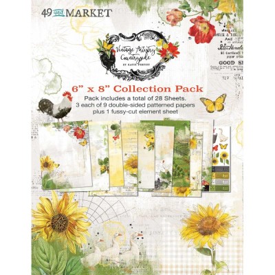 49 & Market - bloc de papier collection Pack «Countryside» 6 X 8" 28 feuilles