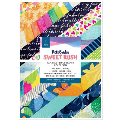 Vicki Boutin - Ensemble de papier 6" x 8" collection «Sweet Rush» 24 pages