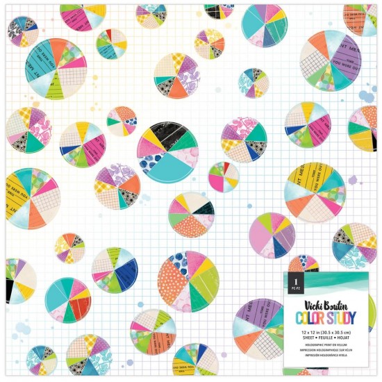 LIQUIDATION- Vicki Boutin - Vellum 12" x 12" collection «Color Study »  (Le prix indiqué est déjà à 50% de rabais)