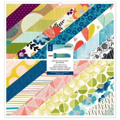 Vicki Boutin - Ensemble de papier 12" x 12" collection «Print Shop» 48 pages