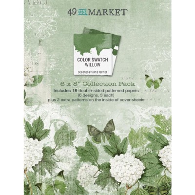 49 & Market - Bloc de papier collection «Color Willow» 6 X 8" 18 feuilles