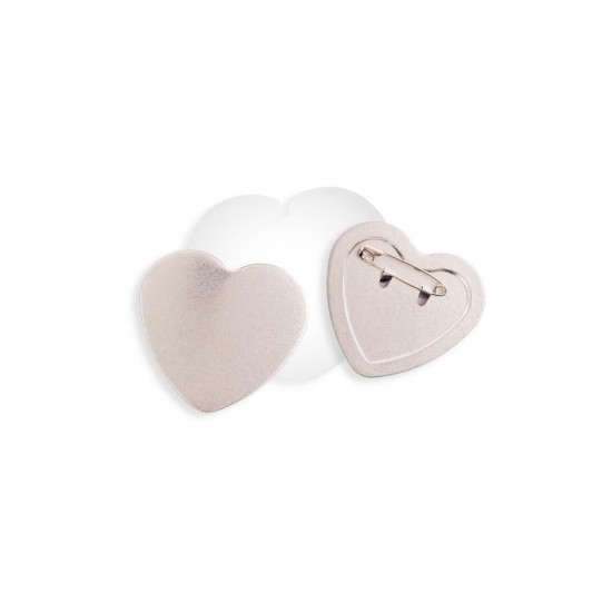 WE R Memory - «Button Press Refill Pack Heart" 9 pièces 