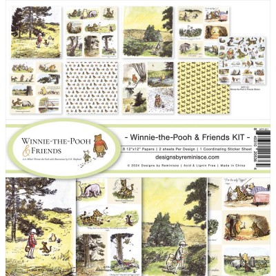 Reminisce - Ensemble de papier «Winnie-The-Pooh & Friends Kit» 12"
