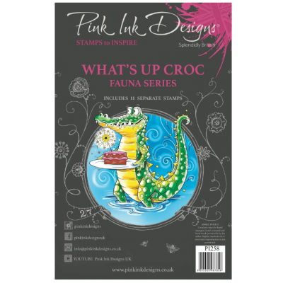 Pink Ink Designs - Ensemble «What's Up Croc» 8 pièces