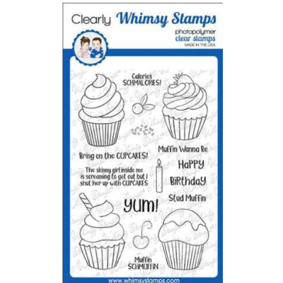 Whimsy Stamps- Estampe «Calories Schmalories» 17 estampes