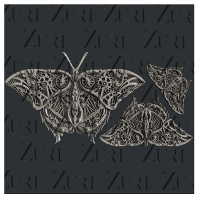 Zuri- Moule  «Steampunk Butterfly»