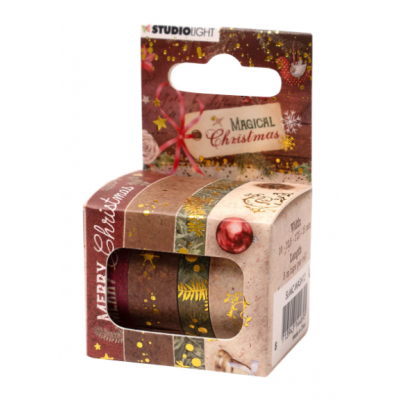 Studio Light- Washi Tape  «Magical Christmas»  4 rouleaux