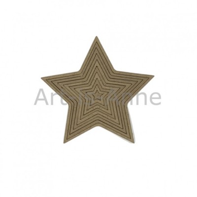 Art-Is-Anne - Chipboard «Multi étoile-1»10 pcs